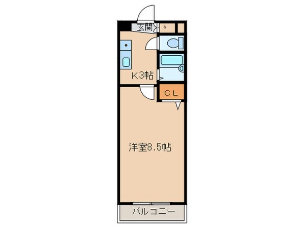 エース弐番館の物件間取画像